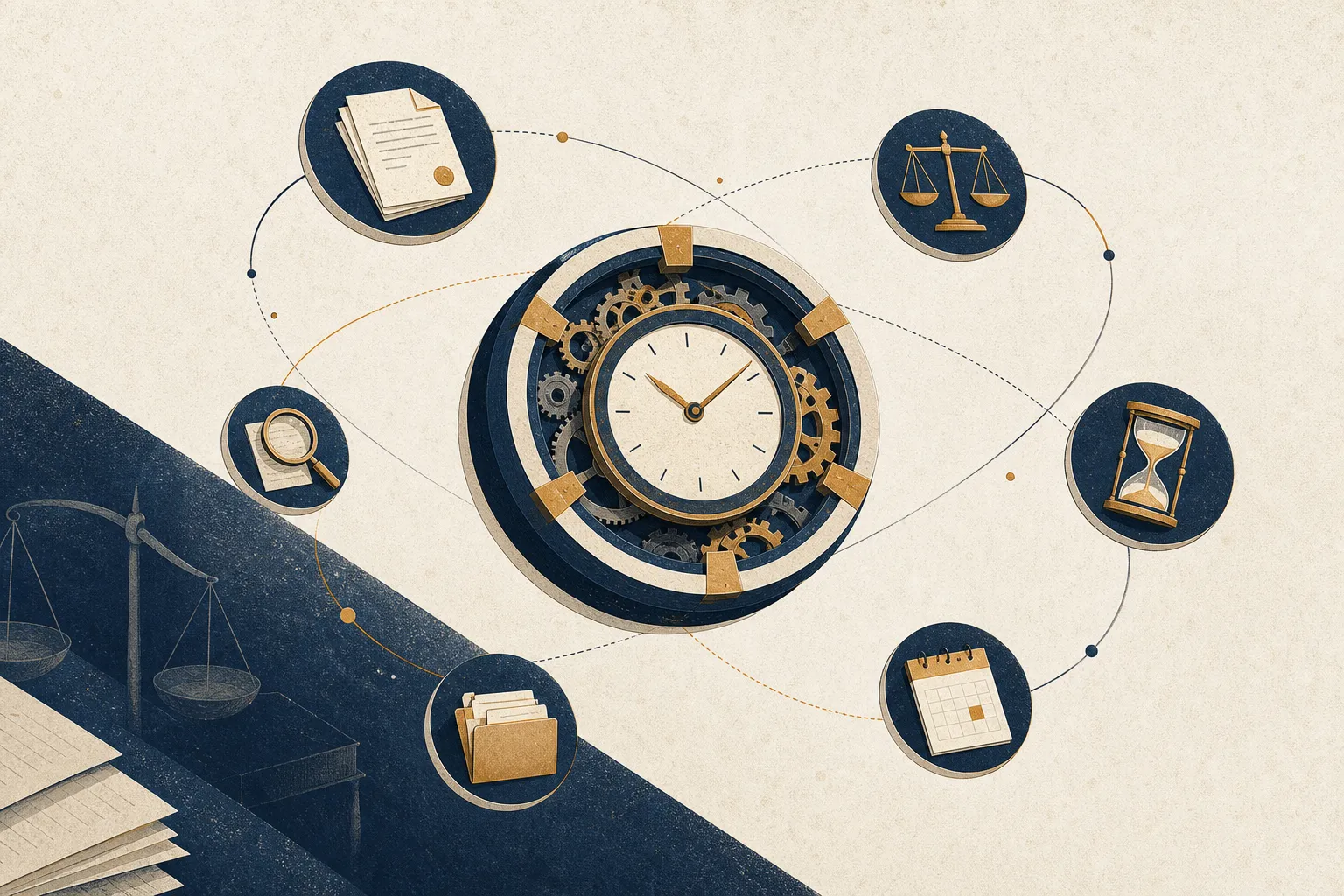 Illustration: Key Audit Trail Features for Legal Time Tracking